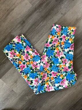 🌻 Zara Floral High Waist Trousers 🌻